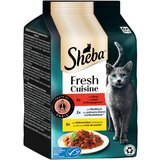  Ekonomično pakiranje Sheba Fresh Cuisine Taste of Paris 36 x 50 g - Govedina, bijela riba i pileća jetrica | shoptok.hr