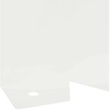 Ograda oko Travnjaka 20 pcs 102 x 10 x 4 cm Čelik Bijela | shoptok.hr