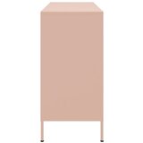  Komoda ružičasta 100,5 x 39 x 79 cm čelik | shoptok.hr