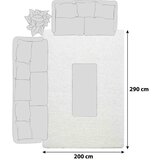 Novel preproga z visokim florom dream 4000 200/290 cm tkano krem barve | Shoptok.si