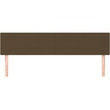  Uzglavlja tamnosmeđa 160x5x78/88 cm od tkanine | shoptok.hr
