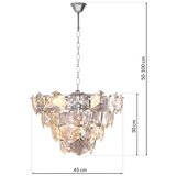  Kristalni luster na lancu DIANA 6xE14/40W/230V mat hrom | Eponuda.com