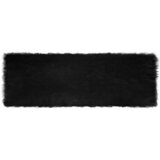  Tepih od umjetne ovčje kože TAFALLA Crna 80 x 250 cm Poliester | Eponuda.com
