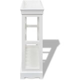 vidaXL Omarica za vino Abreu bela | Shoptok.si