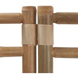  Sklopiva sobna pregrada s 3 panela 120 cm od bambusa i platna | shoptok.hr