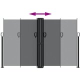  Bočna tenda na uvlačenje crna 160 x 1000 cm | shoptok.hr