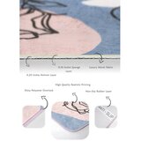 Mila Home Modre/rožnate žametne kopalniške preproge v kompletu 2 ks 60x100 cm Abstract Faces – | Shoptok.si