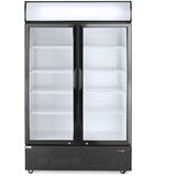 ARKTIC Pultni frižider sa pozadinskim osvetljenjem, sa dvostrukim vratima, 512L, Crna, 220-240V/510W, 1120x585x(H)1900mm | Eponuda.com