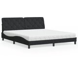  Krevet s madracem crni 180x200 cm baršunasti | shoptok.hr