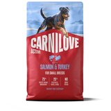 Carnilove Dog Active Adult Mini, briketi - losos in puran 4 kg | Shoptok.si