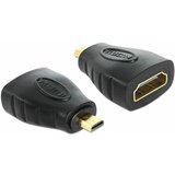 Delock 65242 HDMI adapter [1x mikro HDMI™ - 1x ženski konektor HDMI] crna Cijene