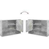 vidaXL set namještaja za kupaonicu 3 pcs beton siva 76.5 x 35 x 64 cm | shoptok.hr