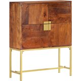  Visoka komoda od masivnog bagremovog drva 80 x 30 x 100 cm | shoptok.hr