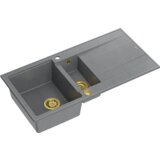 Quadron sudoper EVAN 156 + nano PVD srebrno siva/zlato s daljinskim upravljanjem | shoptok.hr