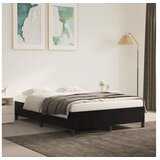  Za krevet crni 140 x 190 cm baršunasti | shoptok.hr