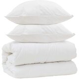  Duvet s jastucima s jastukom 3 kom. Bijela Mikrovlakna 260 x 220 cm,40 x 80 cm | Shoptok.si