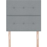 vidaXL LED uzglavlje svijetlosive boje 90 cm tkanina | shoptok.hr