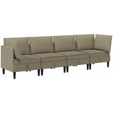  Set namještaja za dnevni boravak 4 pcs Kaki Tkanina | shoptok.hr