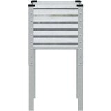 vidaXL Vrtna sadilica 45x45x88 cm od pocinčanog čelika | shoptok.hr
