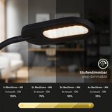 BRILONER 2177015 - LED prigušiva fleksibilna zidna lampa LED/6W/230V crna | Eponuda.com
