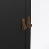 Tvilum Črna garderobna omara z ogledalom 150x199x58 cm Madrid – | Shoptok.si