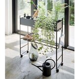 YAMAZAKI Crni metalni ormar za dječje cipele 74,5x74,5x22 cm Tower – | shoptok.hr