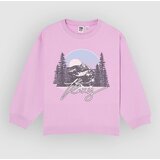 Roxy Morning Hike Brushed Kids Pulover pink lavender Cene