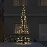vidaXL LED božično drevesce med 800 LED Toplo bela 400 cm elezo | Shoptok.si