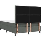 Box Spring Krevet s Madracem Tamno Siva 140x190 cm Tkanina | shoptok.hr