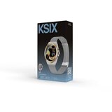 Ksix smartwatch Lya, 1,19” AMOLED, 5 dana aut., met. i sili. narukvica, srebrni | shoptok.hr