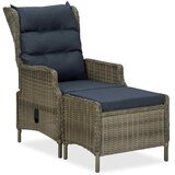  5-dijelni vrtni blagovaonski set smeđi | shoptok.hr