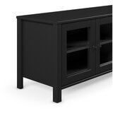 Marckeric Črna TV omarica iz masivnega bora 150x50x40 cm Alessandra – | Shoptok.si