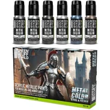 Metallic Paints Set - Silver | Set Akrilnih Boja x6