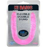  Dildo Jelly Flexible Double Dong, 51cm, Roze Cene