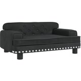 Maison Chic Otroški kavč - Otroški divan - Otroški sedež črn 70x45x30 cm žamet, (21729618) Cene
