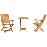  Sklopivi bistro set 3 pcs Smeđa Čvrsto drvo akacije | Eponuda.com