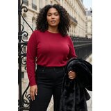 Trendyol ženski džemper Tbbaw26An00078, bordo | Eponuda.com