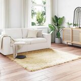  Tepih od umjetne ovčje kože TAFALLA Krem 160 x 160 cm Poliester | shoptok.hr