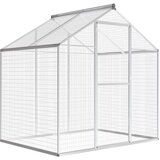 Vanjski kavez za ptice od aluminija 178 x 122 x 194 cm Cijene