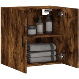 vidaXL Stenska omarica dimljeni hrast 60x31x60 cm inženirski les | Shoptok.si
