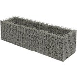 Furnova Visoka greda gabion pocinkano jeklo 180x50x50 cm, (21920124) | Shoptok.si