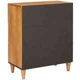 vidaXL Ormarić / Komoda Svjetlosmeđa 60 x 33 x 75 cm masivno drvo manga | shoptok.hr