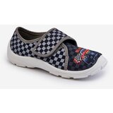 Kesi Comfortable boys' slippers with Velcro fastener Befado Grey | Shoptok.si
