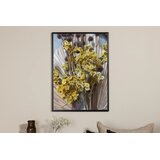 Venture Home poster Bouquet 30 × 40 cm, žuti | shoptok.hr