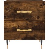  Noćni ormarić boja hrasta 40x35x47,5 cm od konstruiranog drva | shoptok.hr