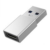 Blue Star Adapter USB-C Ženski v USB 3.0 Moški Visoka Hitrost 5Gbps, Srebrna, (5000276816) Cene