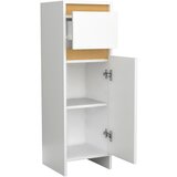 MID.YOU Visoka Komoda Malira, Bela, Barva Hrasta | Shoptok.si