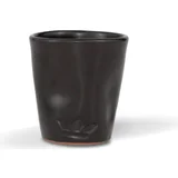 Naguban keramični lonček 130 ml - Black Matt
