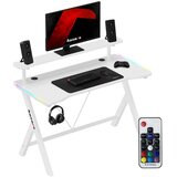Hero Gaming stol 1.9 RGB bijeli 120 cm | shoptok.hr