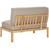  Set sofe Sivo-smeđa 120 x 92 x 69 cm Čvrsto drvo akacije | shoptok.hr